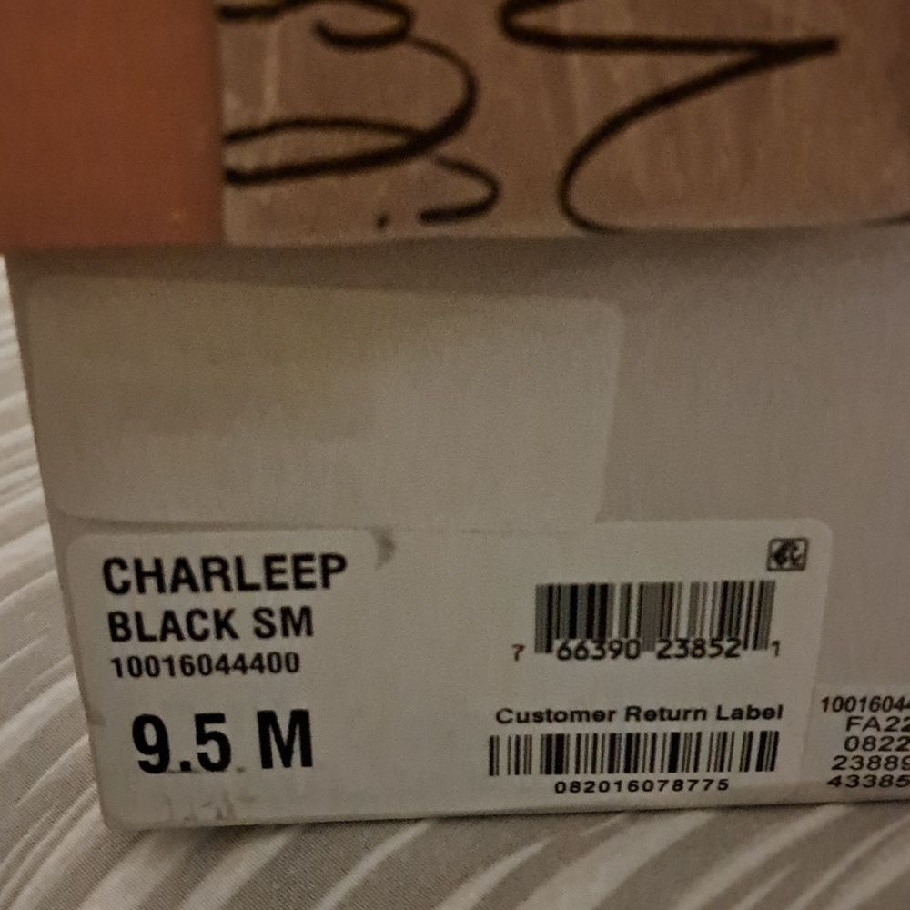 Charlee Lucite Bottom Platform Booties, Size 9.5 - Picture 4 of 6